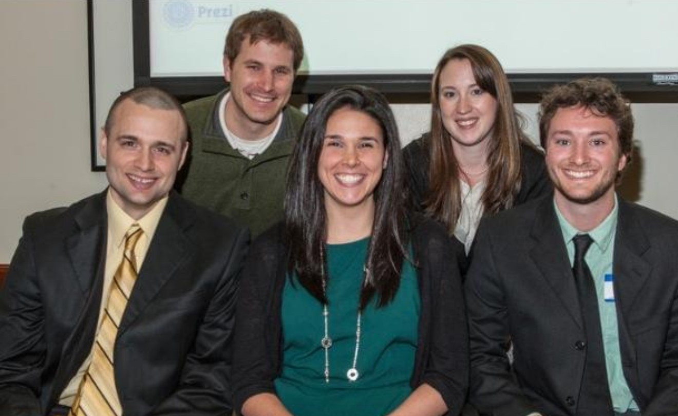 Christina Wood and her classmates