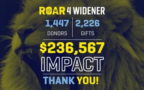 Totals for the 2026 Roar4Widener.