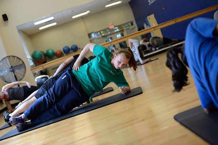 exercising