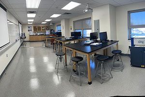 Robotics teaching lab at Widener University