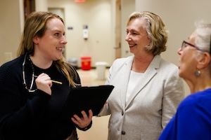 widener school of nursing graduate student mentored by two nursing faculty in health care office near philadelphia