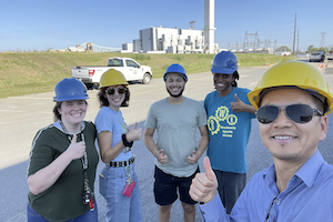widener Engineering Alumni with BSE engineering undergrad students for senior capstone project