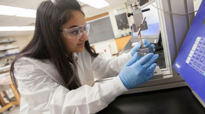 Biomedical engineering major pursues biomedical engineering degree at Widener University. Biomedical engineers play a critical role in improving quality of life. 
