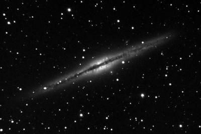 NGC 891 Edge-On Spiral Galaxy in Andromeda