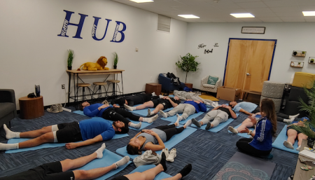 Widener athletics mental health HUB space